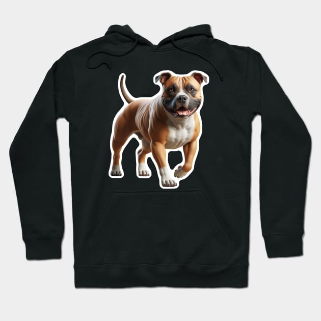 American Staffordshire Terrier Hoodie by millersye